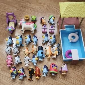 Lot Bluey Toys
